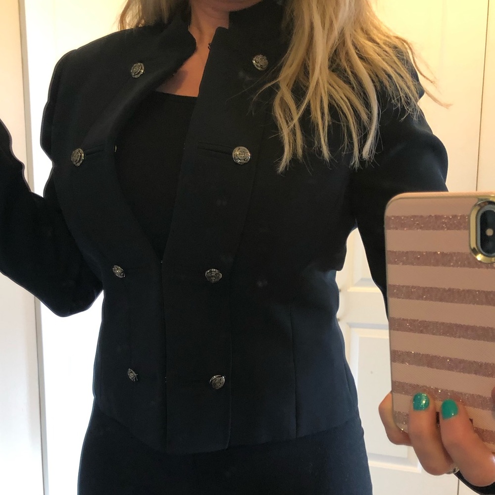 Ladies navy military Sport jacket